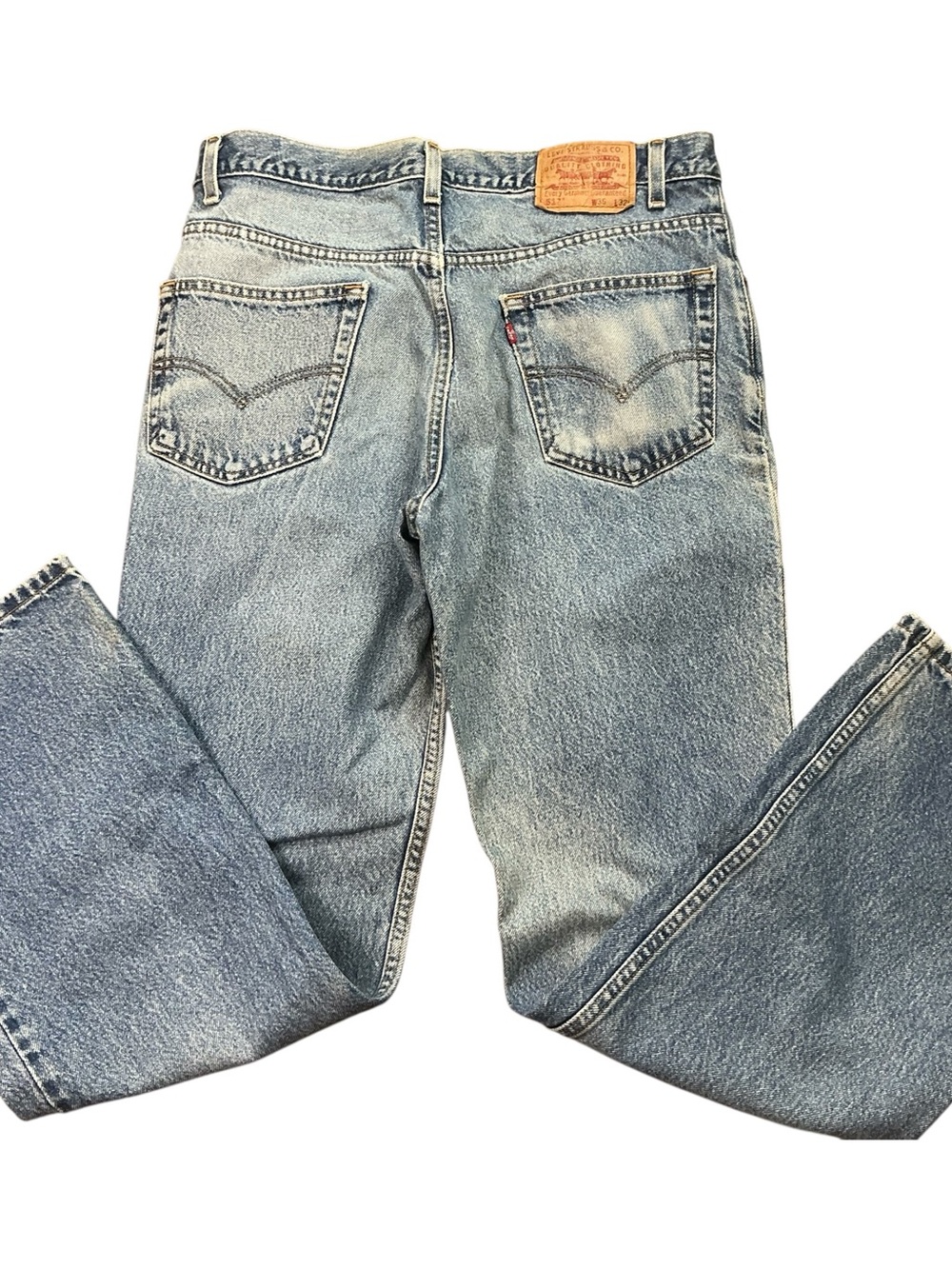 Vintage levi’s 517 boot cut medium wash jeans 33 x 31